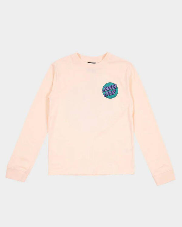 Santa Cruz Girls' Sprinkle Dot Long Sleeve T-Shirt for Womens