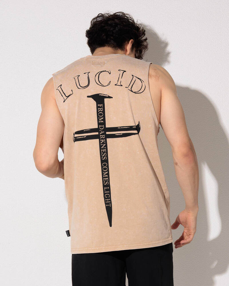 Lucid Nail Bound Muscle Tank for Mens