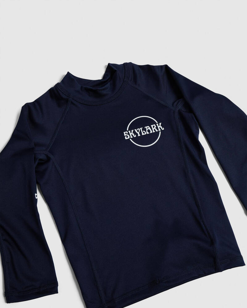 Skylark Toddlers' Immerse Long Sleeve Rash Vest for Mens
