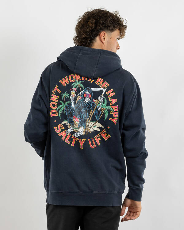 Salty Life Don't Worry Hoodie for Mens