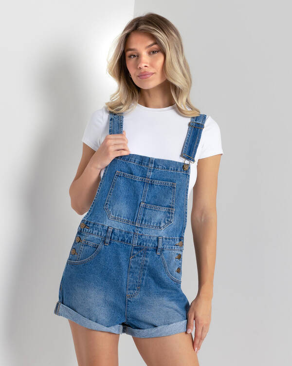 DESU Hallie Roll Up Overalls for Womens