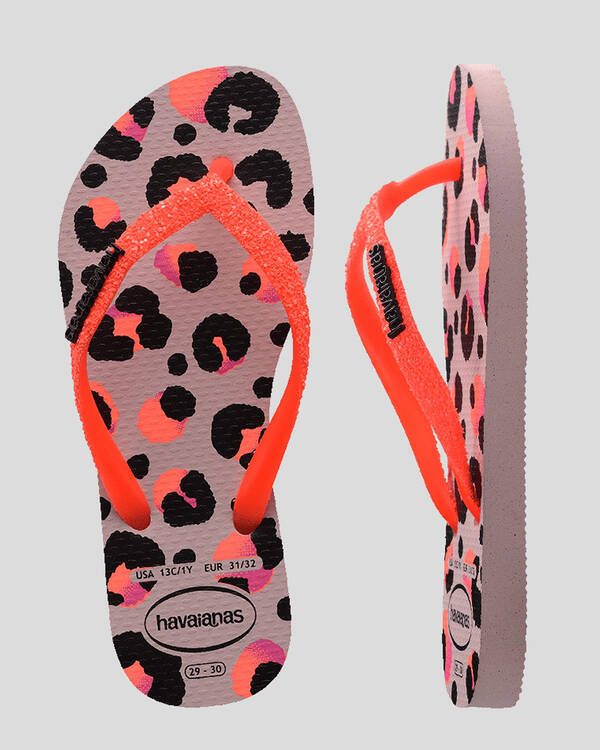 Havaianas Kids' Slim Glitter Thongs for Womens