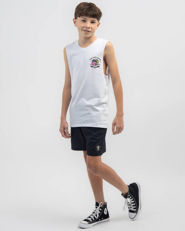 Salty Life Boys' Accord Elastic Waist Shorts for Mens