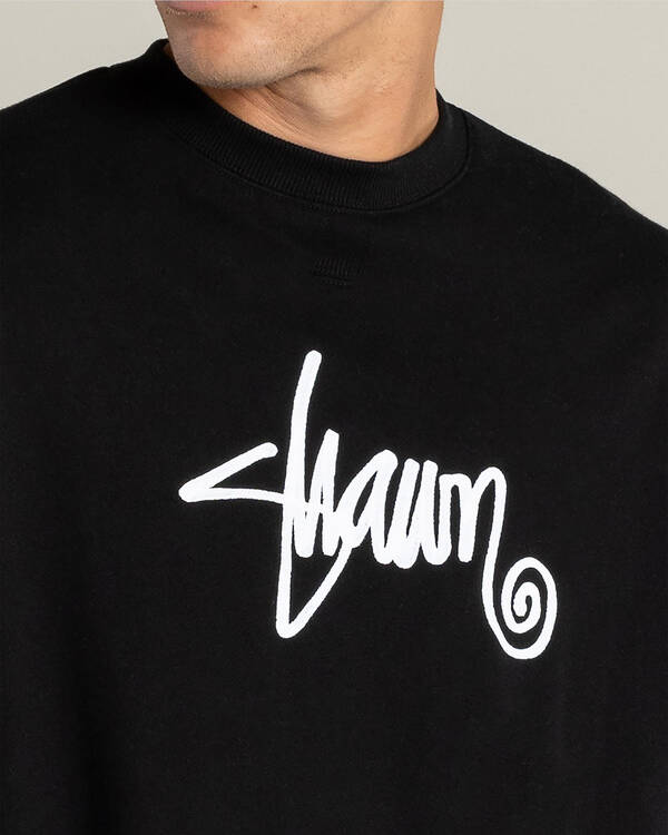 S-Double Shawn Script Crew Sweatshirt for Mens