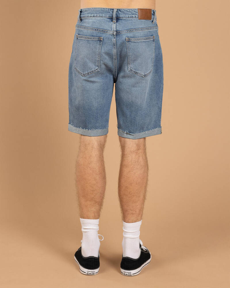 Lucid Qualify Denim Walk Shorts for Mens