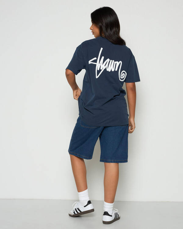 S-Double Womens Shawn Script T-Shirt for Womens