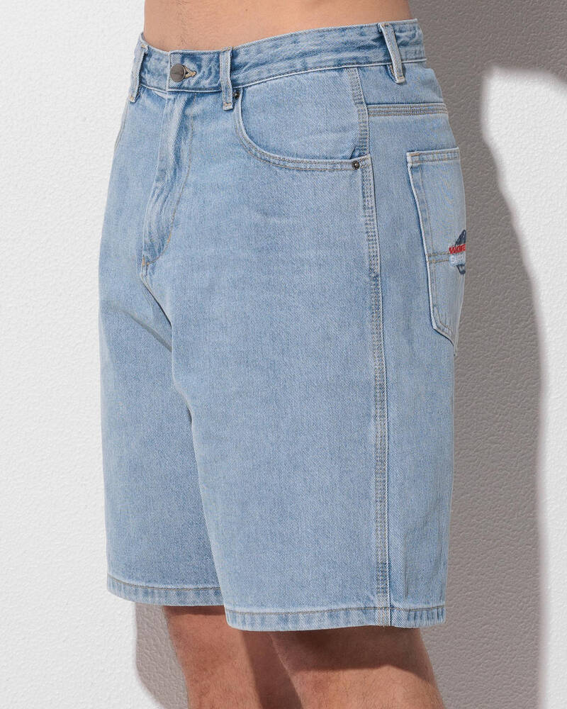 Worship Supplies Globo Big Dawg Jean Shorts for Mens