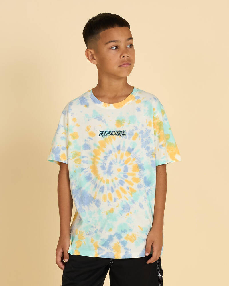Rip Curl Boys' Tropic Daze Tie Dye T-Shirt for Mens