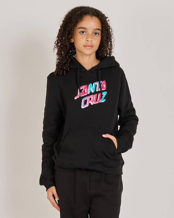 Santa Cruz Girls' Spirit Stack Strip Front Hoodie for Womens