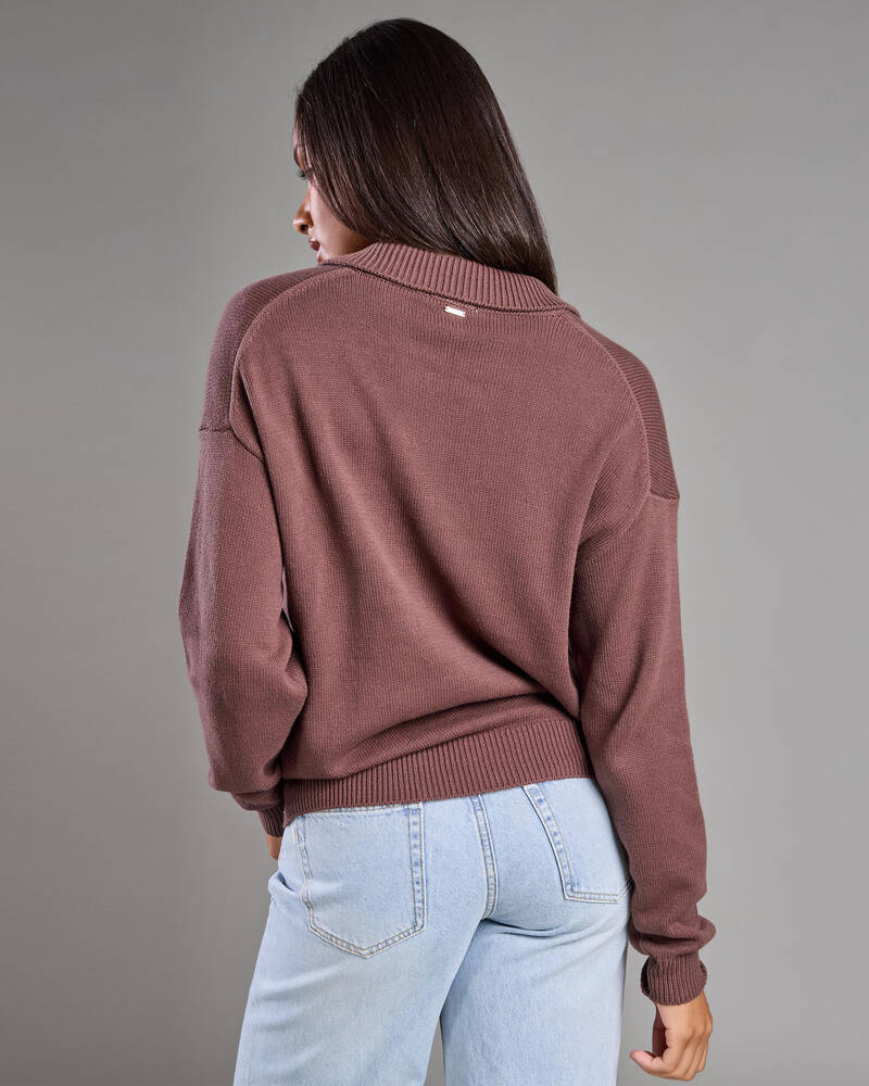 Ava And Ever Anthea Polo Collar Knit Jumper for Womens