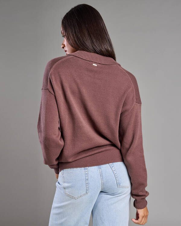 Ava And Ever Anthea Polo Collar Knit Jumper for Womens
