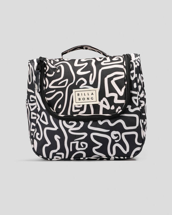 Billabong Travel Beauty Makeup Case for Womens