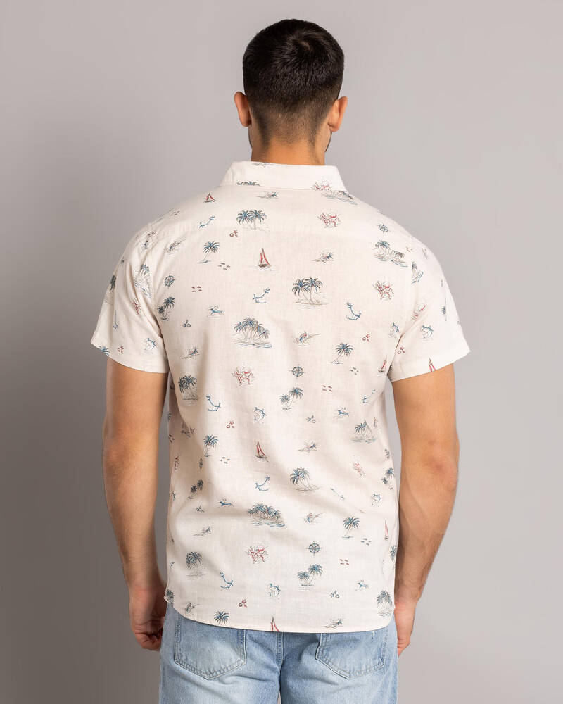 Salty Life Seashore Short Sleeve Shirt for Mens