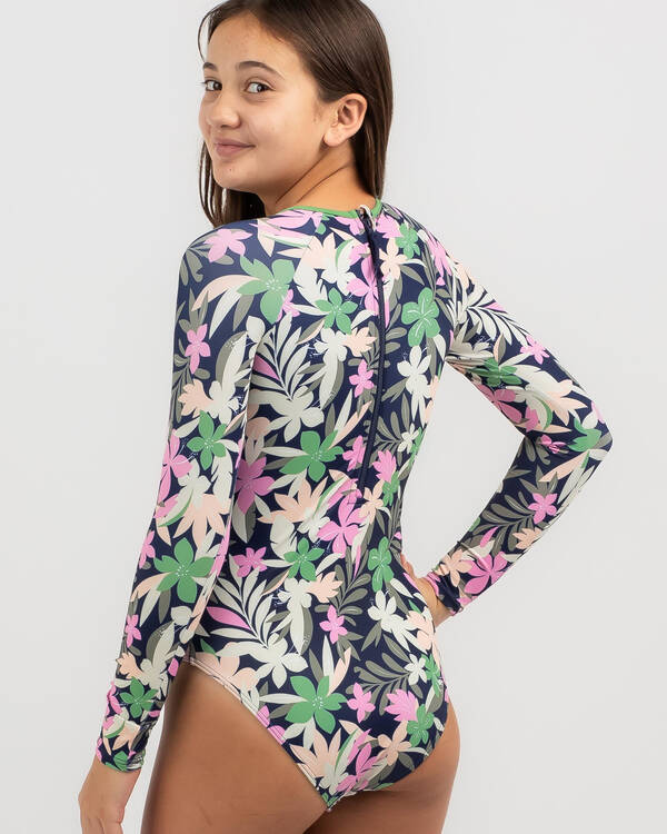 Roxy Girls' Ilacabo Active Printed Long Sleeve Surfsuit for Womens