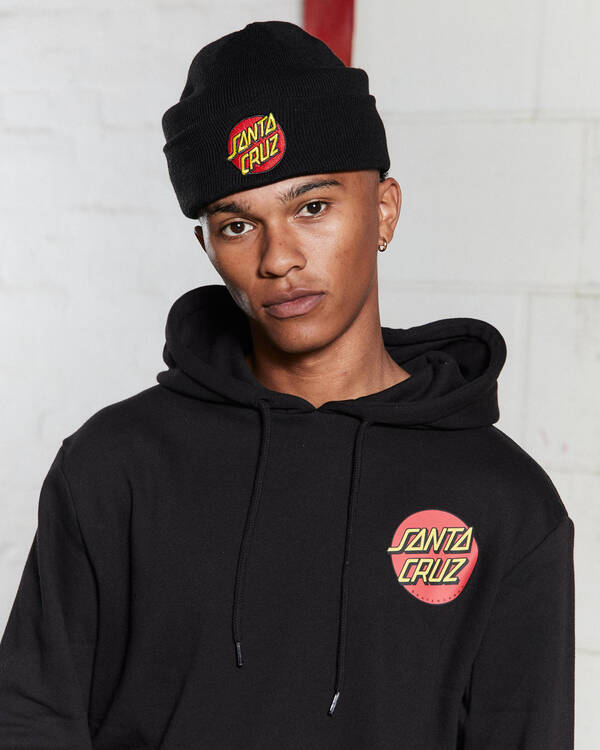 Santa Cruz Classic Dot Patch Cuff Beanie for Mens