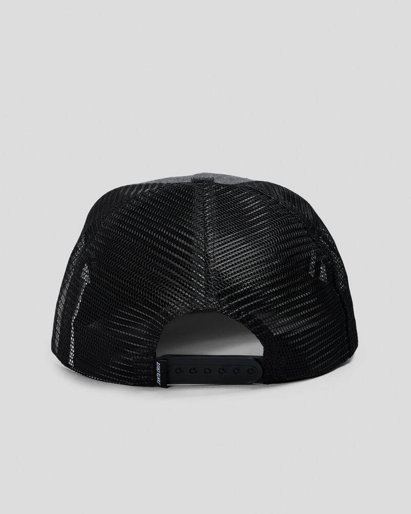 Santa Cruz Boys' Melting Strip Trucker Cap for Mens