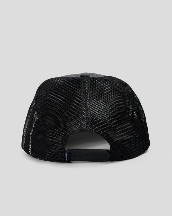 Santa Cruz Boys' Melting Strip Trucker Cap for Mens
