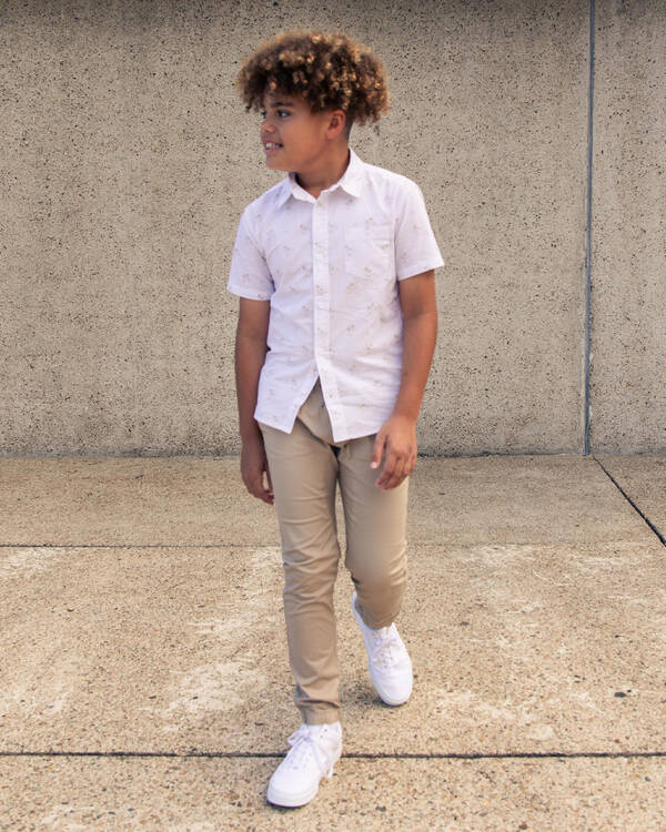 Lucid Boys' Exiled Short Sleeve Shirt for Mens