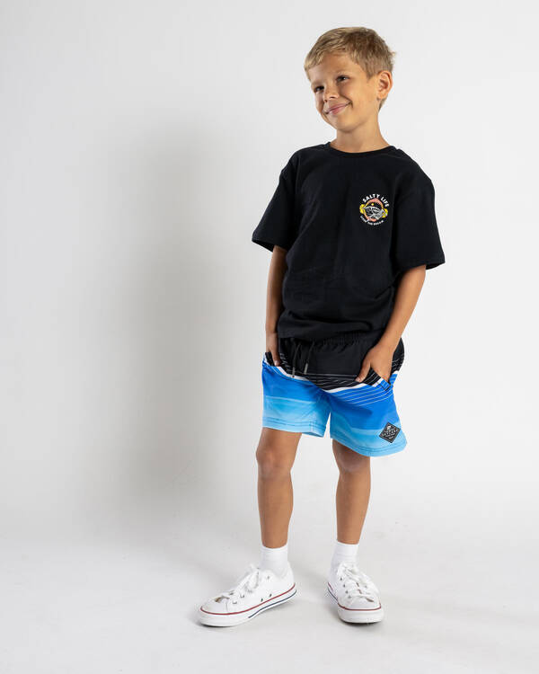 Skylark Toddlers' Creased Elastic Waist Shorts for Mens