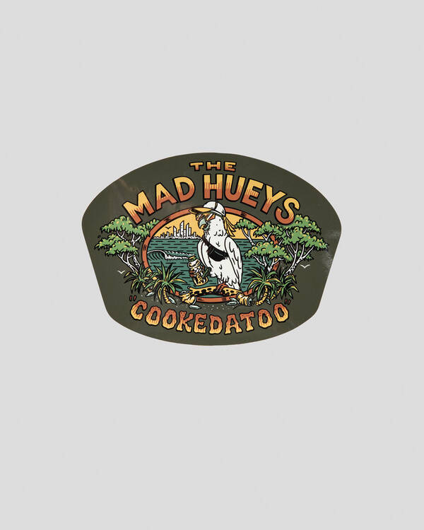The Mad Hueys Cookedatoo Eshay Sticker for Mens