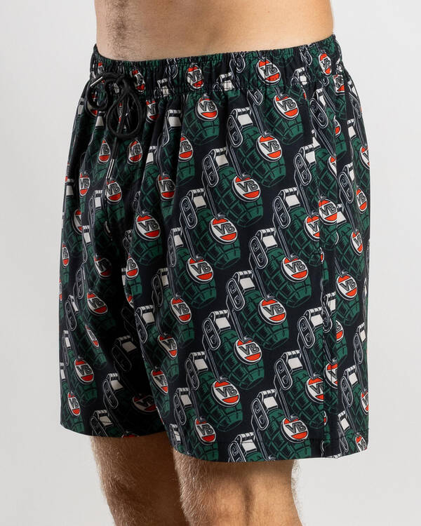 Victor Bravo's Greenade Forever Beach Shorts for Mens