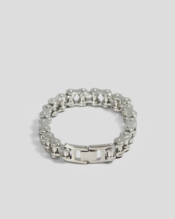 REPUBLIK Metal Bike Chain Bracelet for Mens