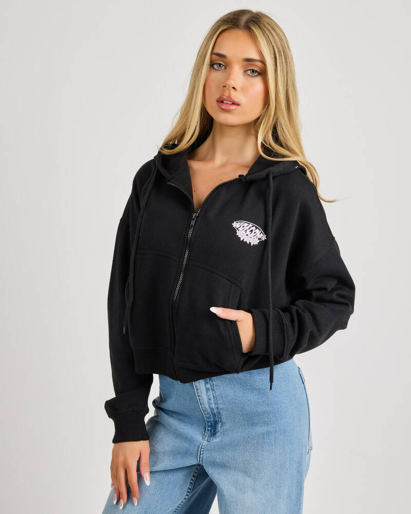 Volcom Get Up Zip Through Hoodie for Womens