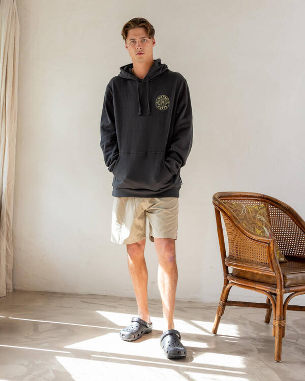 The Mad Hueys Skull Anchor Volley Shorts for Mens