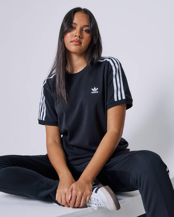 adidas Originals 3 Stripe T-Shirt for Womens
