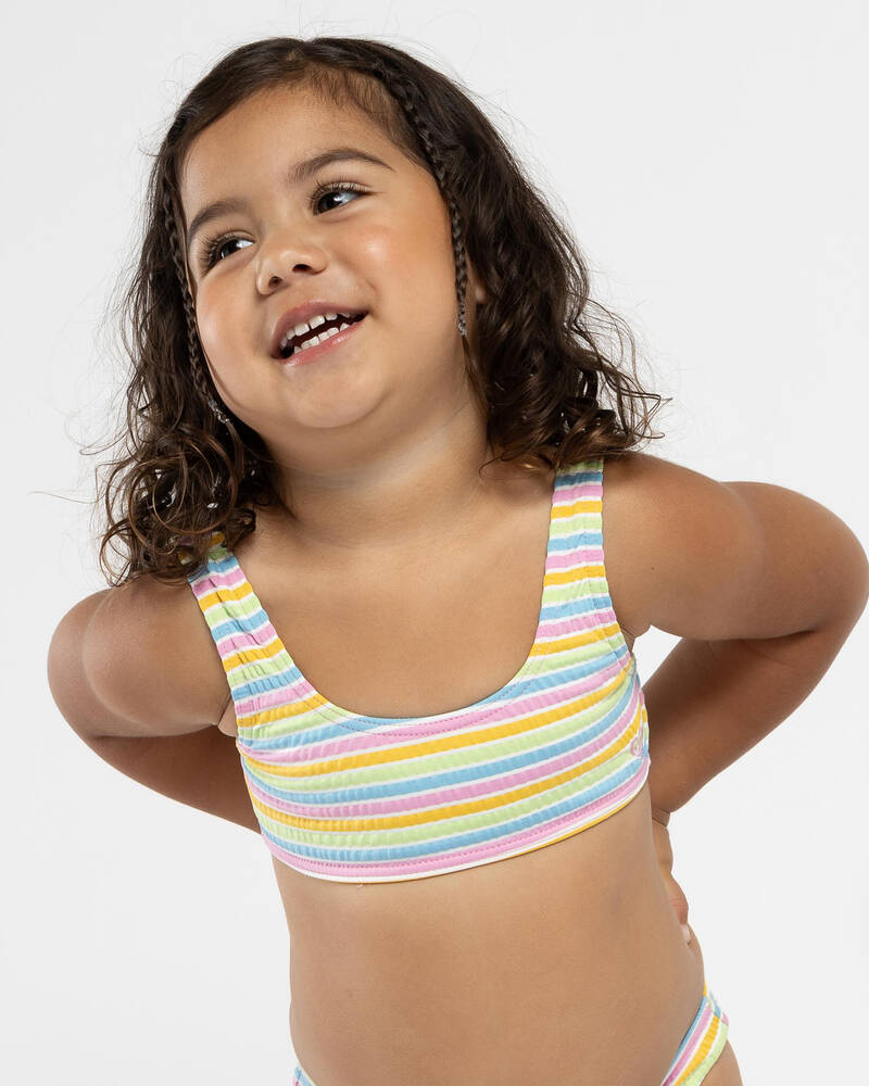 Roxy Toddlers' Mirage Stripe Bralette Bikini Set for Womens
