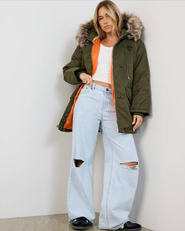 Stussy Ryerson Military Jacket for Womens