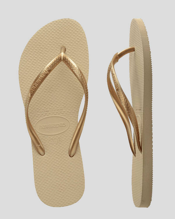Havaianas Kids' Slim Metallic Thongs for Womens