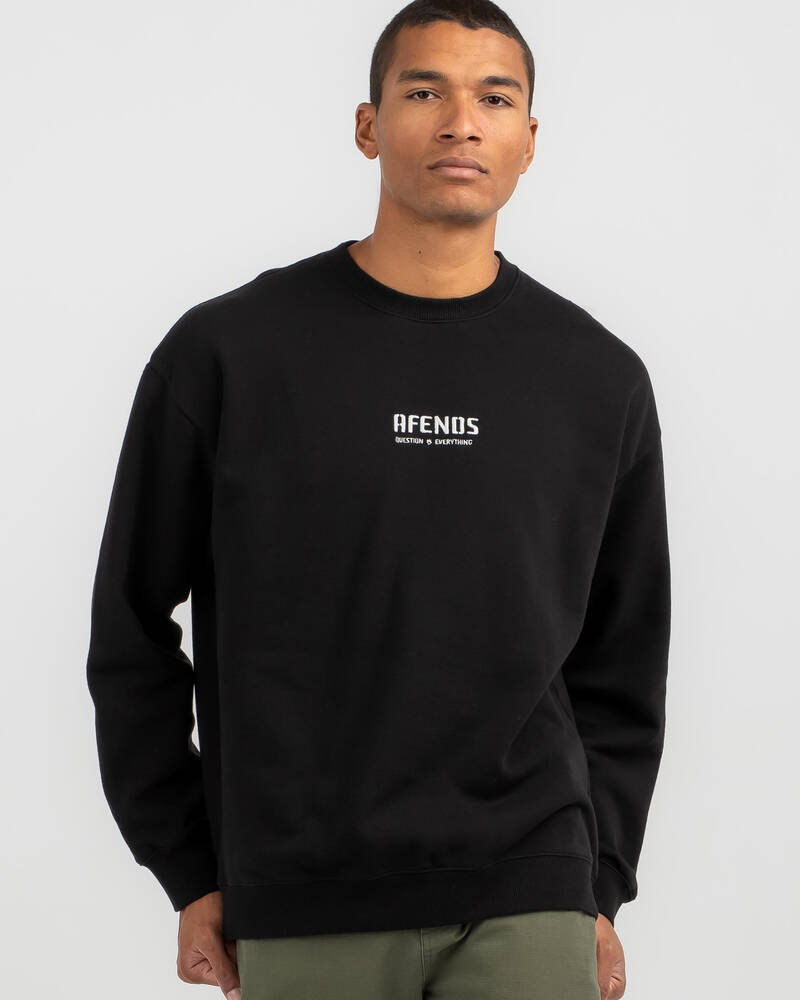 Afends Questions Crewneck Sweater for Mens