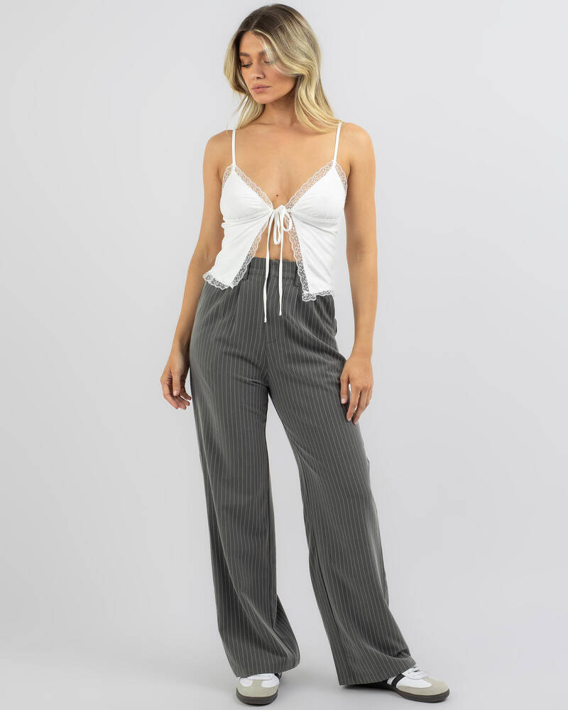 Luvalot Primrose Mesh Split Top for Womens