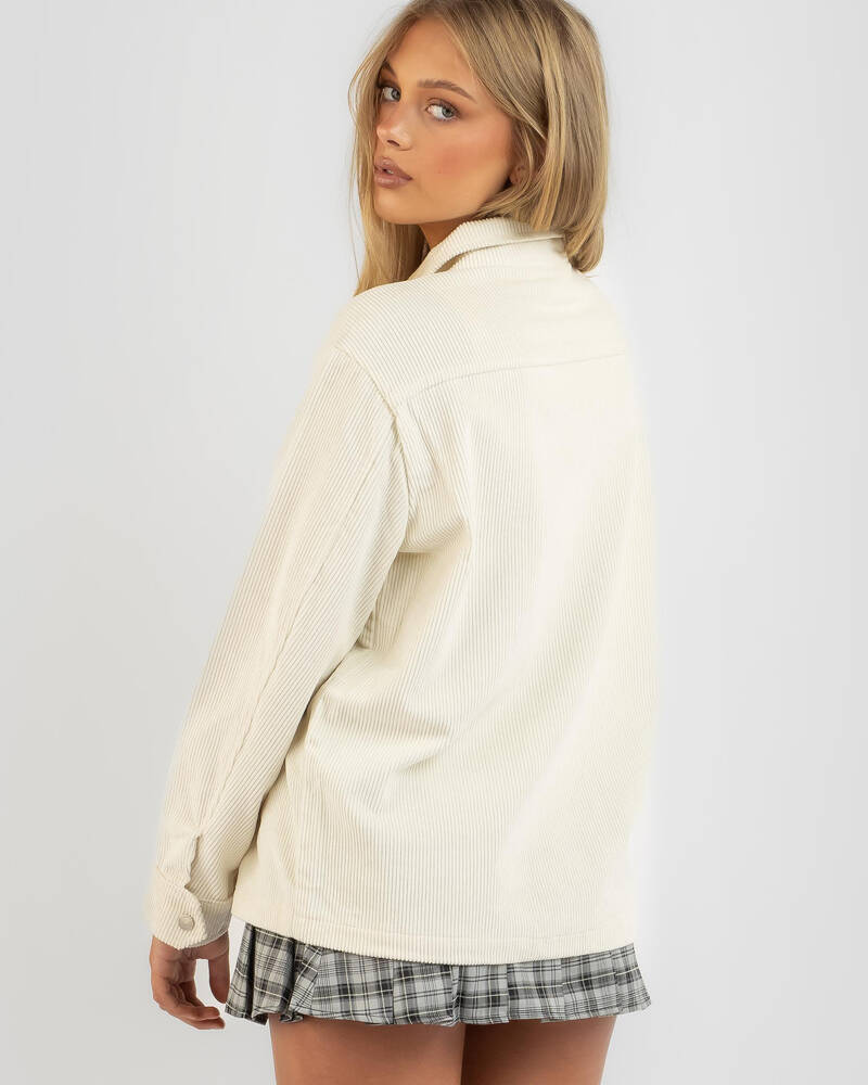 Ava And Ever Mila Cord Shacket for Womens