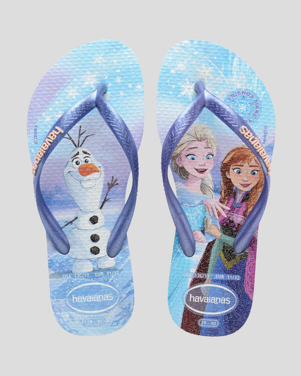 Kids' Slim Princess Frozen Thongs