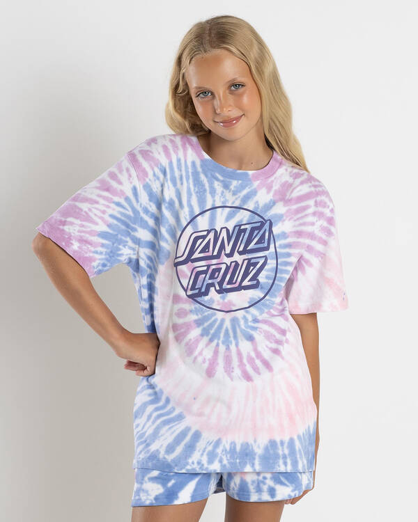 Santa Cruz Girls' Opus Dot Front T-Shirt for Womens
