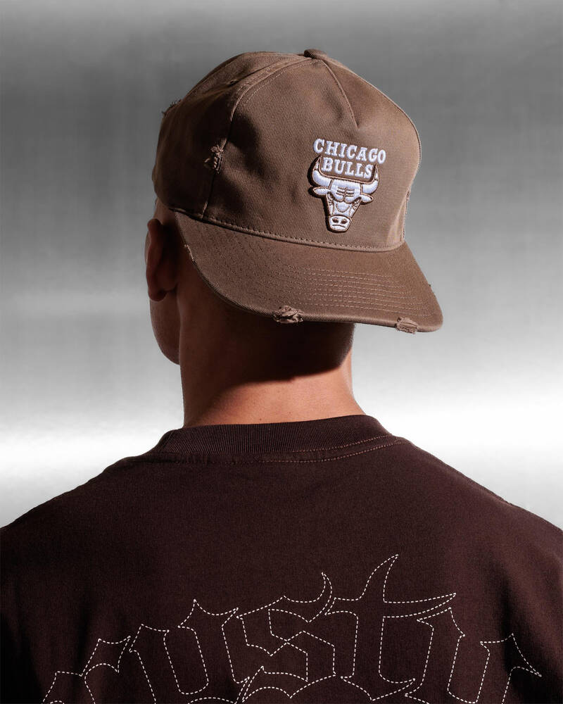 Mitchell & Ness Chicago Bulls Distressed Origin Cap for Mens