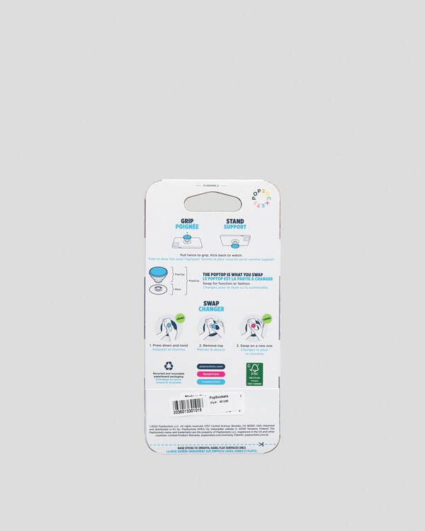 PopSockets Off White PopGrip Standard for Unisex