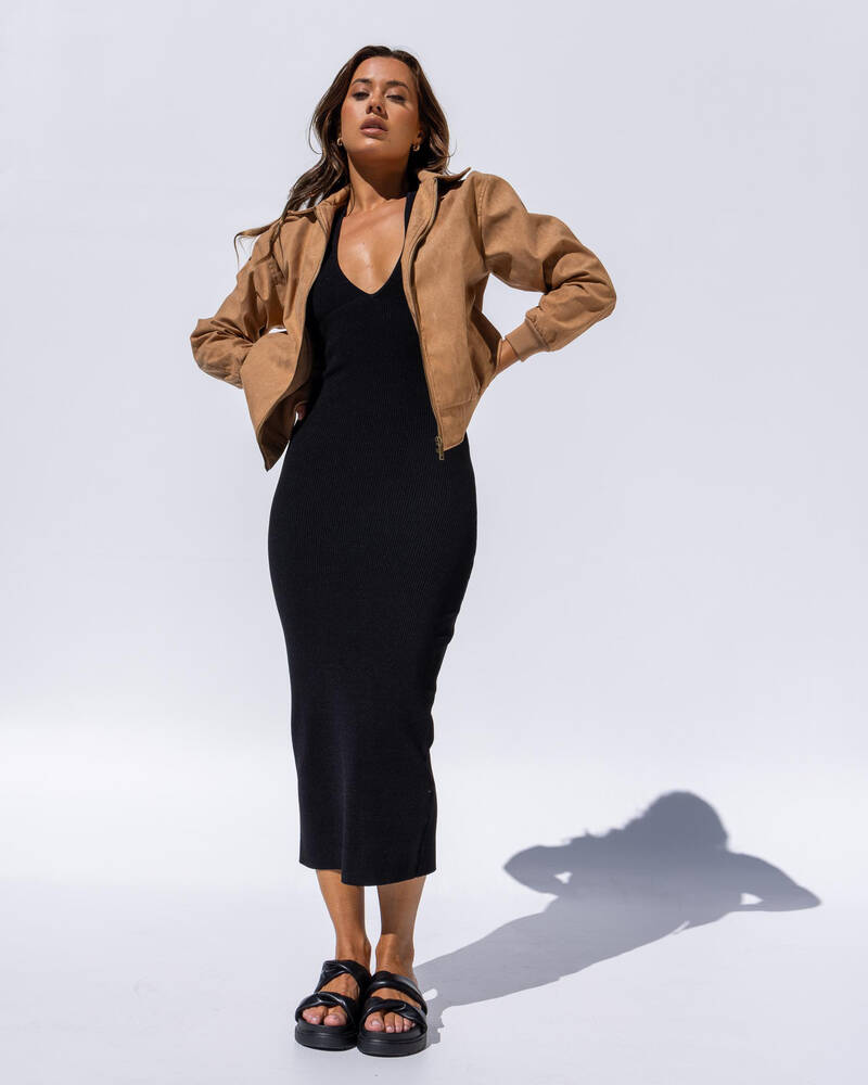 Ava And Ever Dune Faux Suede Jacket for Womens