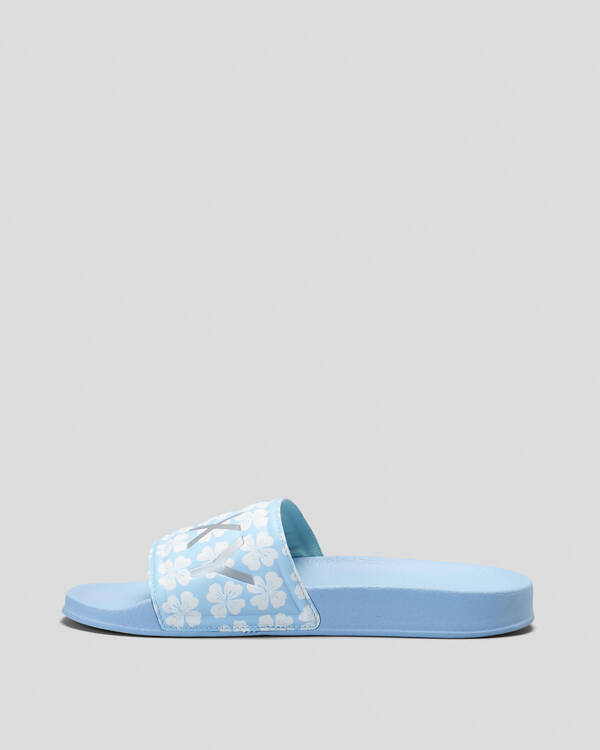 Roxy Girls' Roxy Slippy Slide Sandals for Womens