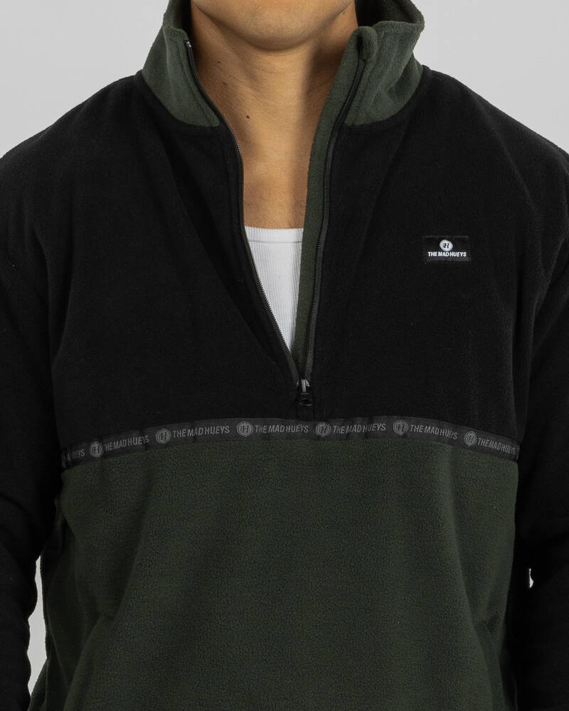 The Mad Hueys Tidal 1/4 Zip Polar Fleece for Mens