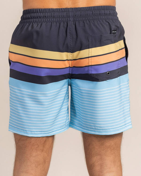 Skylark Solarcrest Elastic Waist Board Shorts for Mens