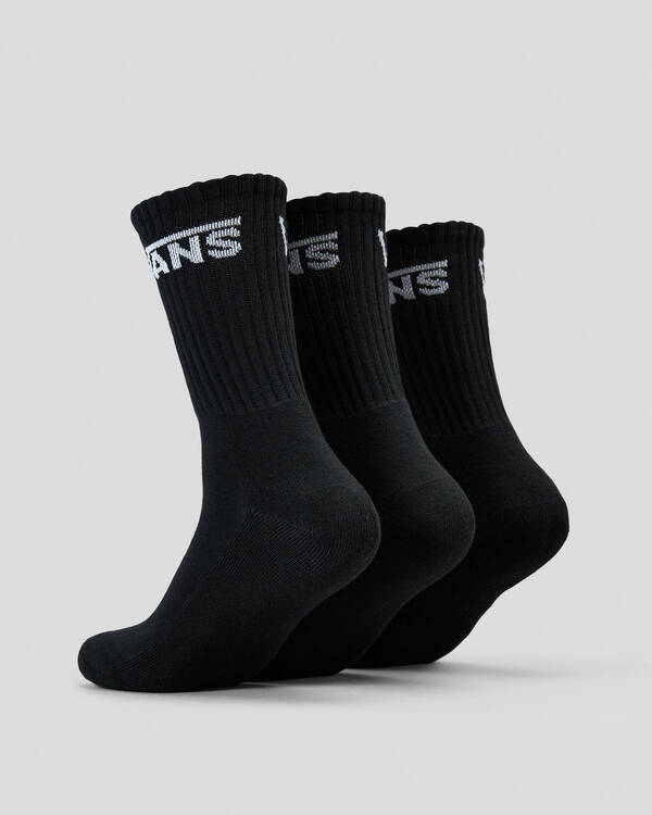 Vans Boys' Classic Crew Socks 3 Pack for Mens