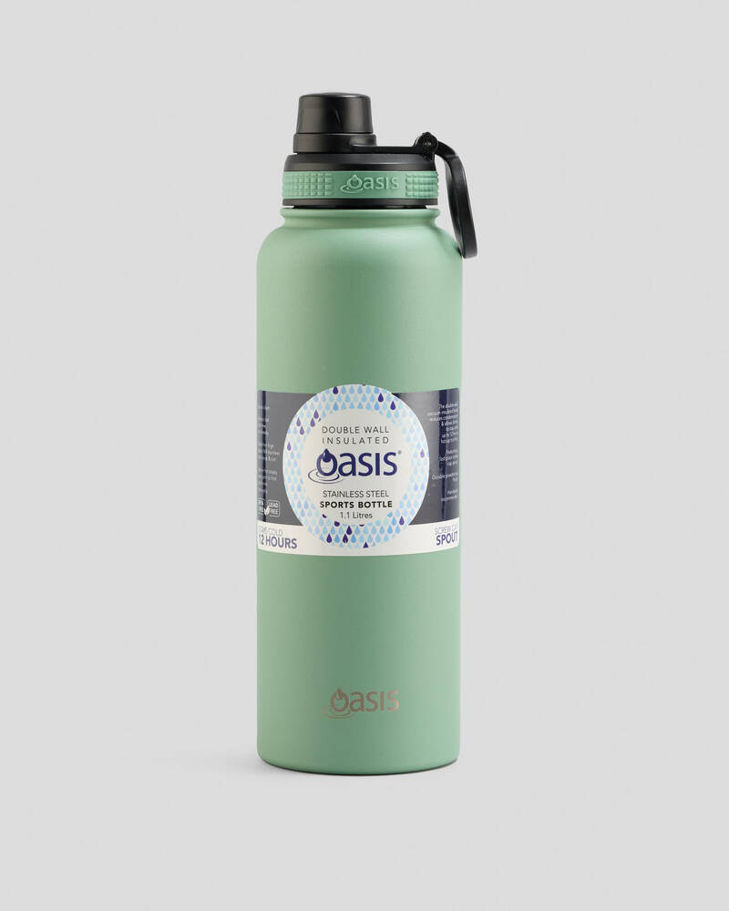 Oasis Stainless Steel 1.1L Challenger Drink Bottle for Unisex