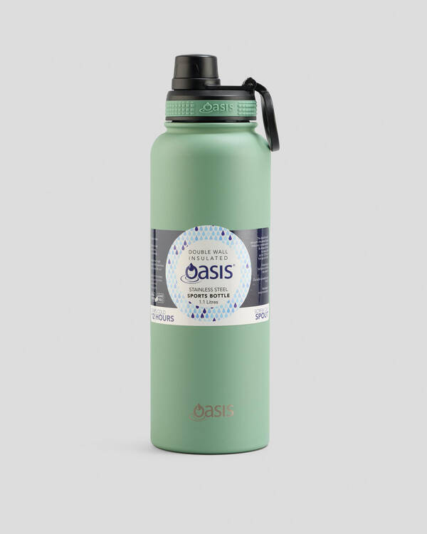 Oasis Stainless Steel 1.1L Challenger Drink Bottle for Unisex