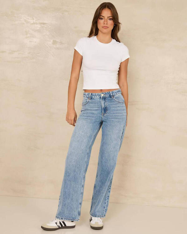 DESU Veyda Wide Leg Jeans for Womens
