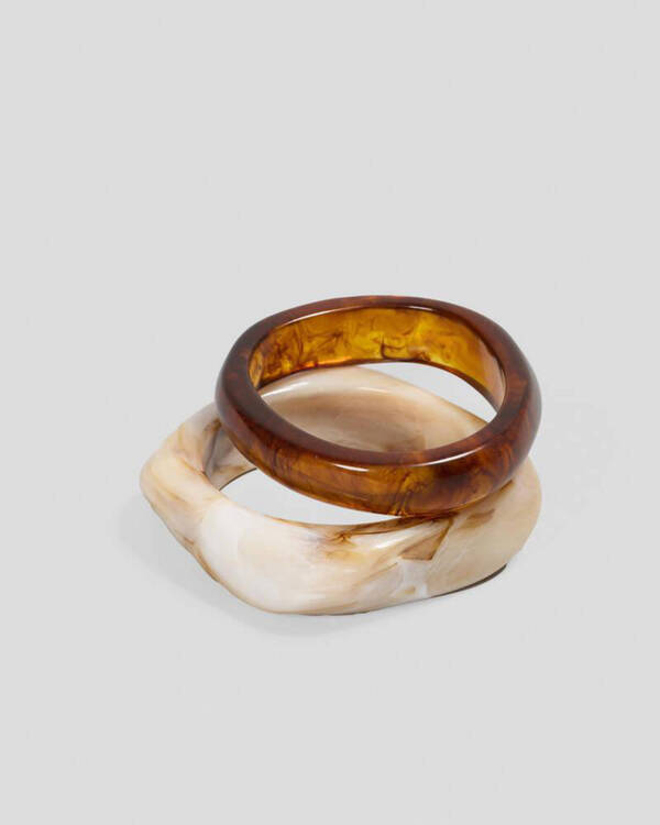 Karyn In LA Ginny Resin Bangle pack for Womens