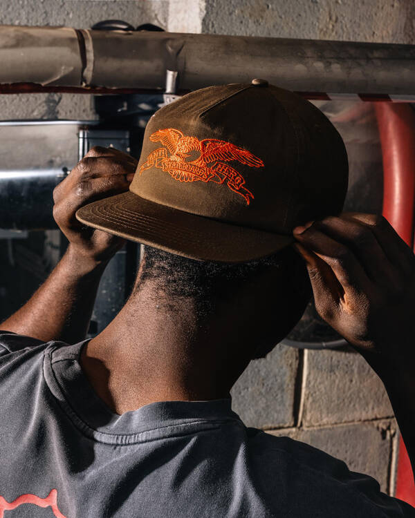 Antihero Basic Eagle Snapback Cap for Mens