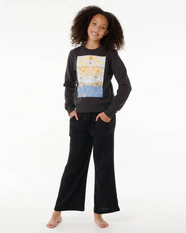 Rip Curl Girls' Summer Solstice Art Crew Sweatshirt for Womens